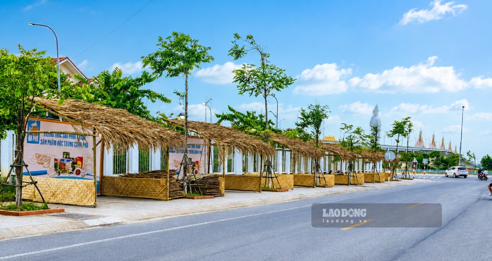 Preparations for the "Don An Phu" Festival held for the first time in Quang Ngai are almost complete. Photo: Vien Nguyen
