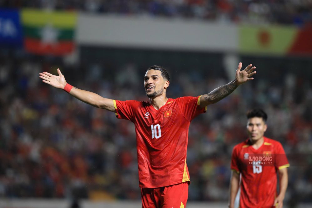 Đỗ Hoàng Hên es un nuevo factor que se espera que brille con la selección vietnamita en la Copa ASEAN 2026. Foto: Minh Dân