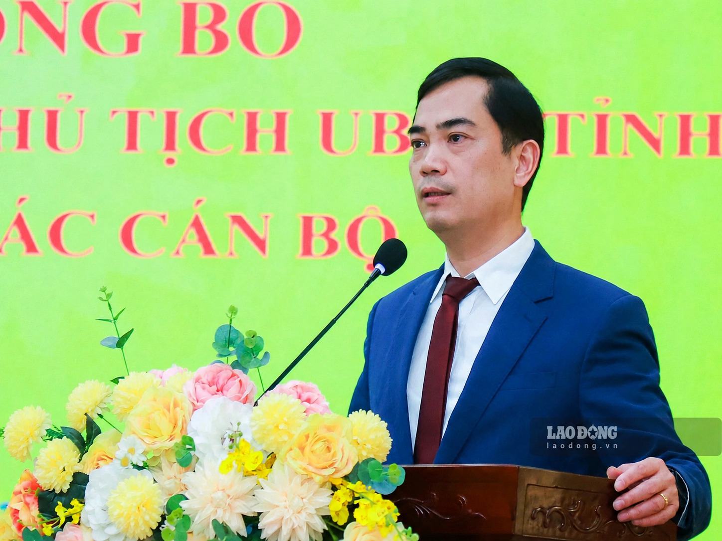 Dr. Nguyen Van Khoa, Director of Nghe An Department of Education and Training, affirmed that the arrangement of schools and classes must ensure the right to study of students. Photo: Duy Chuong