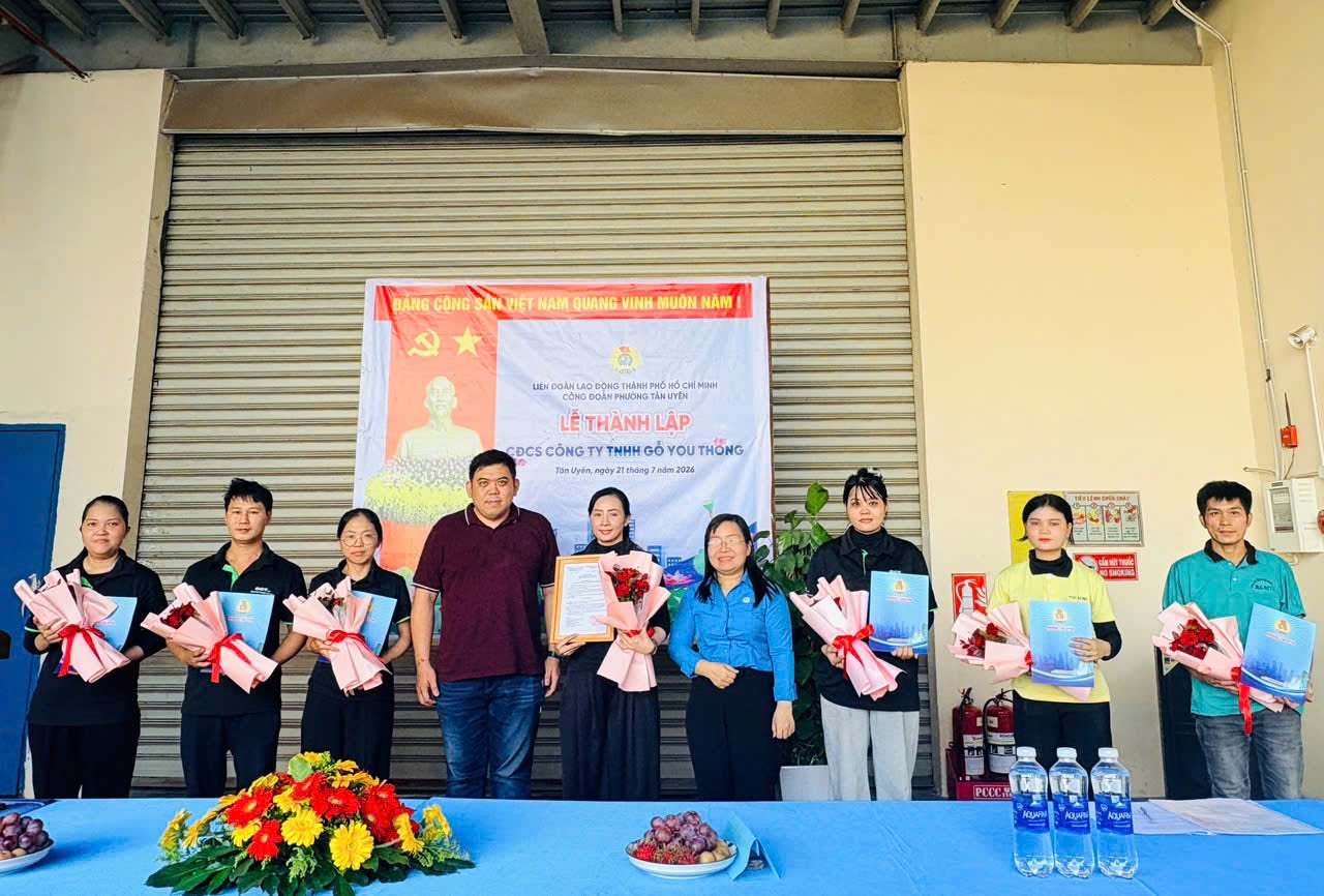 Lễ thành lập và ra mắt BCH CĐCS