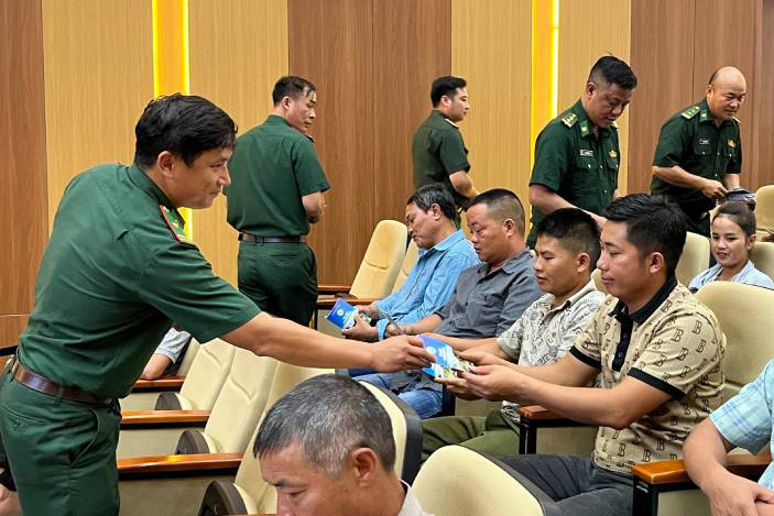 The "Digital Education for All" campaign implemented at the program has brought practical efficiency and received a response from the people. Photo: Lao Cai Provincial e-Portal