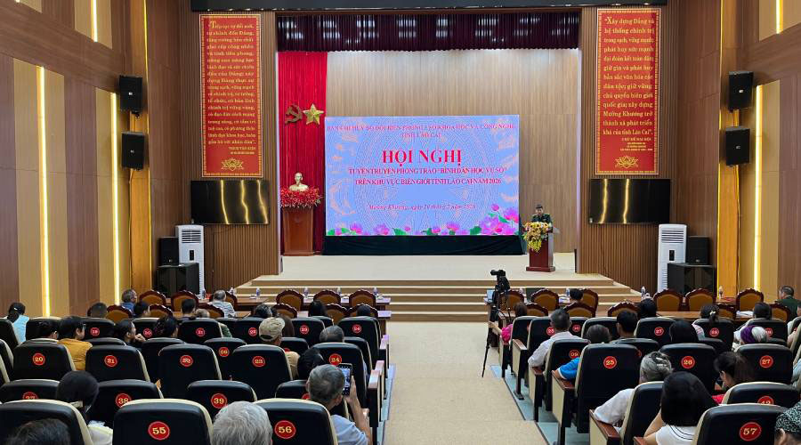 Trong hai ngày, hội nghị đã triển khai với nhiều nội dung thiết thực đến đồng bào vùng biên Mường Khương. Ảnh: Cổng TTĐT tỉnh Lào Cai