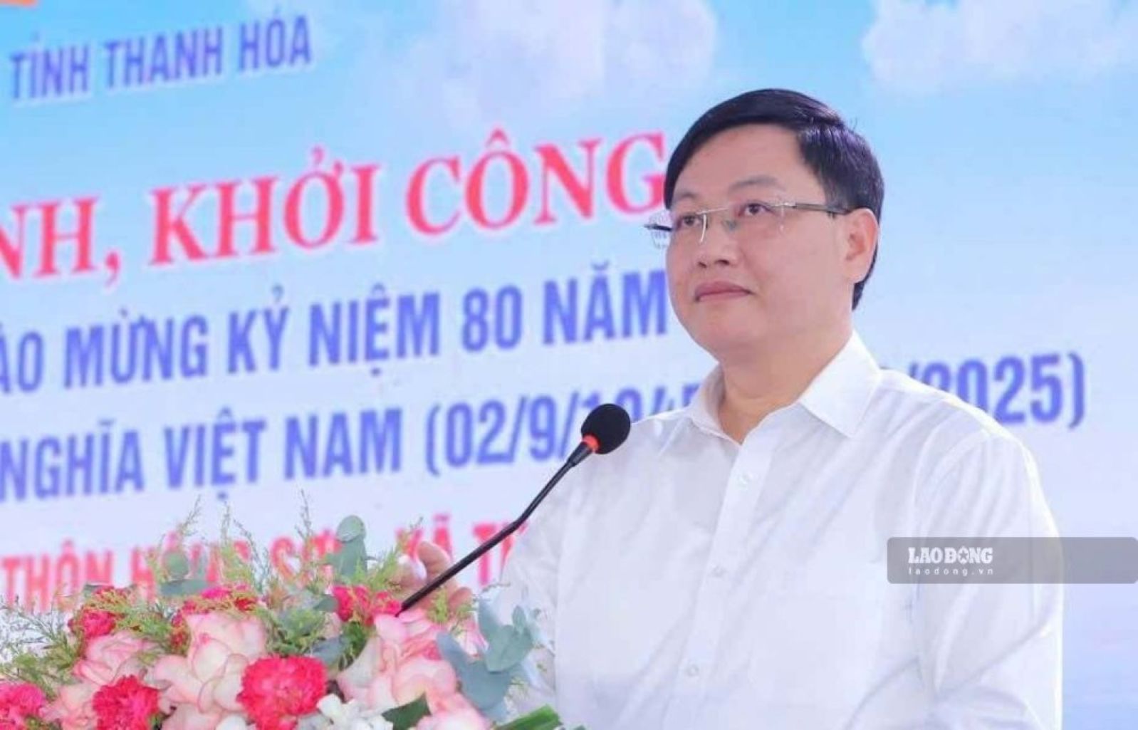 Mr. Mai Xuan Liem - Standing Vice Chairman of Thanh Hoa Provincial People's Committee is assigned to be in charge of the Provincial People's Committee. Photo: Tran Lam