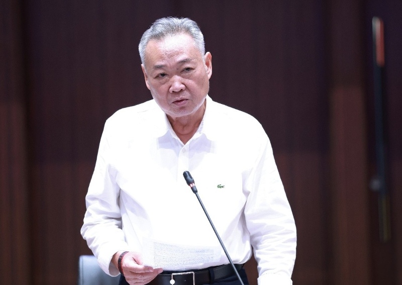 Ông Phạm Quốc Bảo - Chủ tịch HĐTV EVNHCMC - phát biểu tại buổi ký kết. Ảnh: EVNHCMC cung cấp