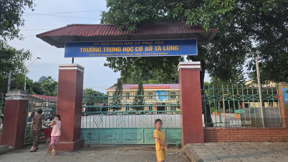 Cao Bang is accelerating the process of merging schools. Photo: An Trinh