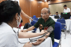 Health check-ups for people with meritorious services