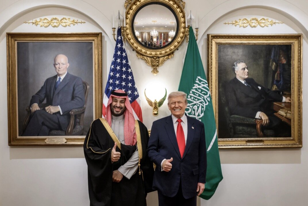 El presidente estadounidense Donald Trump y el príncipe heredero saudita Mohammed bin Salman. Foto de : Casa Blanca