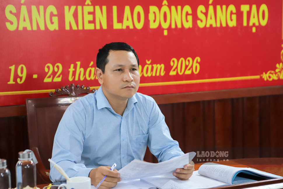 Chủ tịch LĐLĐ tỉnh Gia Lai Hà Duy Trung. Ảnh: Hoài Phương