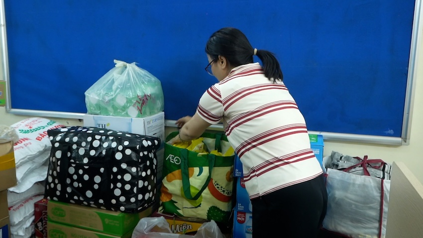 Meaningful gifts from Hanoi to support flood victims