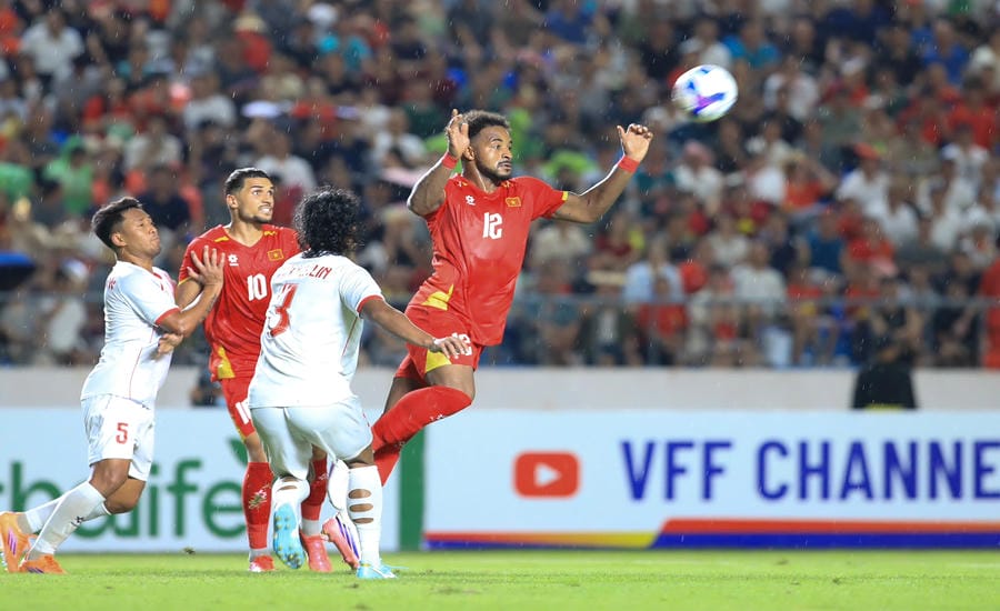 Striker Xuan Son is the top scorer of the Vietnamese team at ASEAN Cup 2026. Photo: Minh Dan
