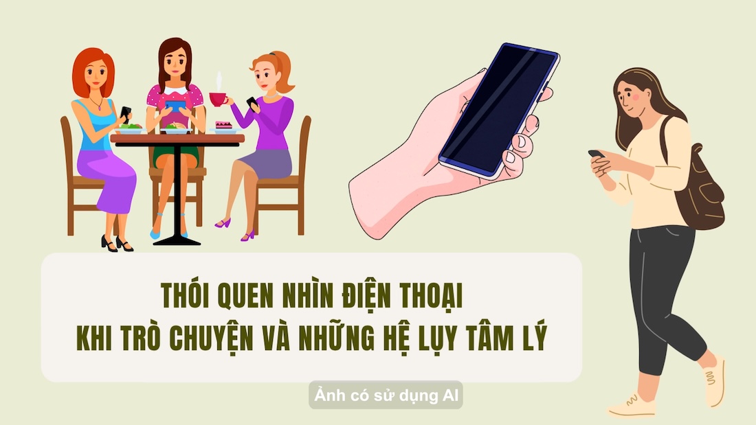 The habit of looking at the phone when talking and the psychological consequences