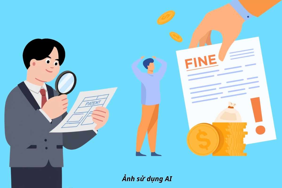 Business households may be fined up to 12.5 million VND if they are late in submitting tax returns. Graphics: AI