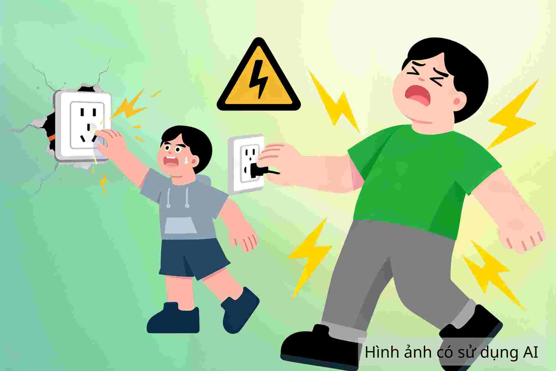 Signs and warning signs of danger when children are electrocuted
