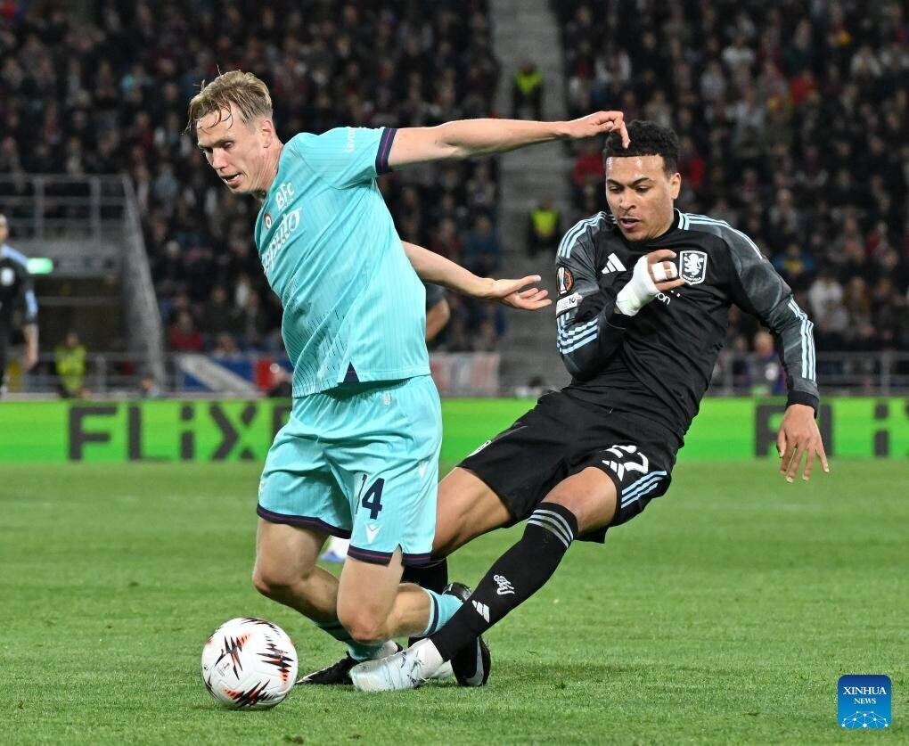 Morgan Rogers thi đấu ấn tượng trong màu áo Aston Villa mùa trước. Ảnh: Xinhua