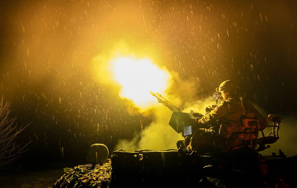 Russian air defense soldiers on duty on the battlefield. Photo: TASS