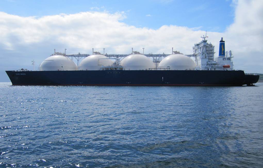 A ship carrying Russian LNG. Photo: TASS