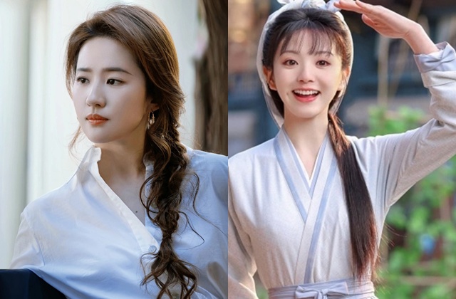 Liu Yifei and Tian Xiwei. Xinhua Photo