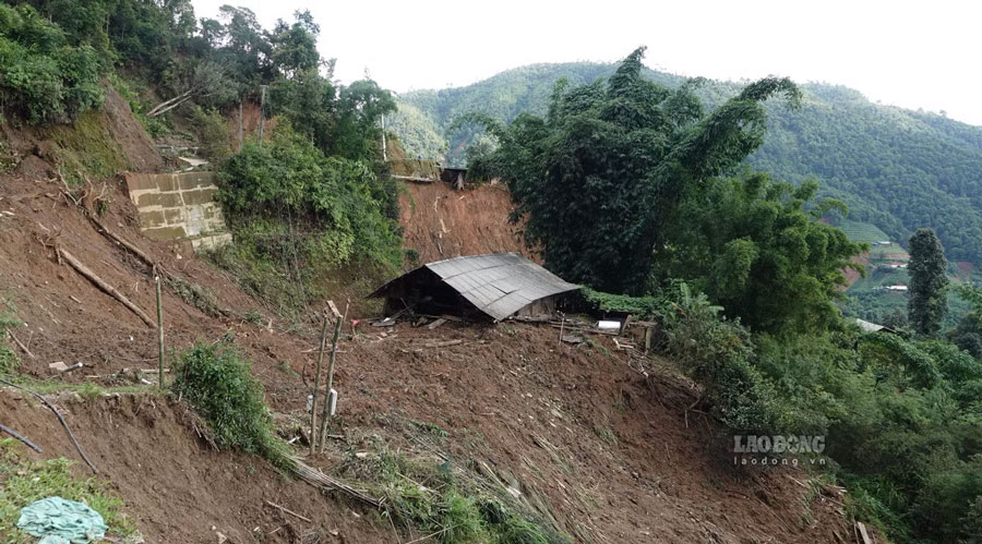 The recent rain and flood caused much damage to communes in western Lao Cai province. Photo: A Lu