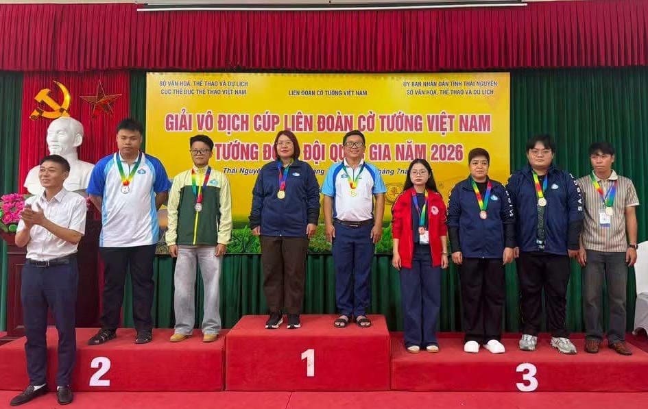 Players competed at the 2026 National Team Chess Tournament. Photo: Vietnam Chess Federation