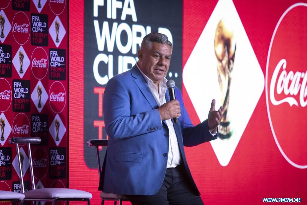 Claudio Tapia has been President of the Argentine Football Federation since 2017. Photo: Xinhua