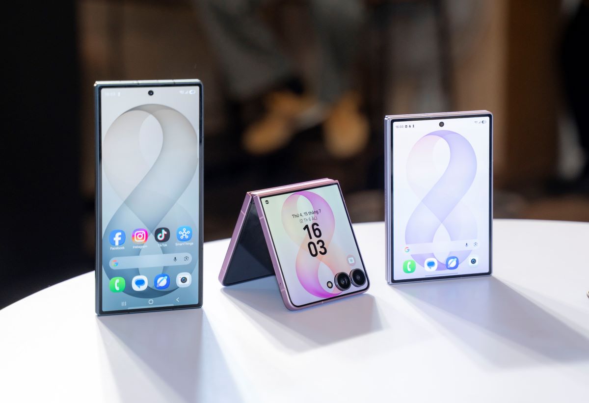 Samsung Galaxy Z Fold 8, Z Fold 8 Ultra and Z Flip 8 are about to arrive in the Vietnamese market with many impressive upgrades. Photo: Di Dong Viet