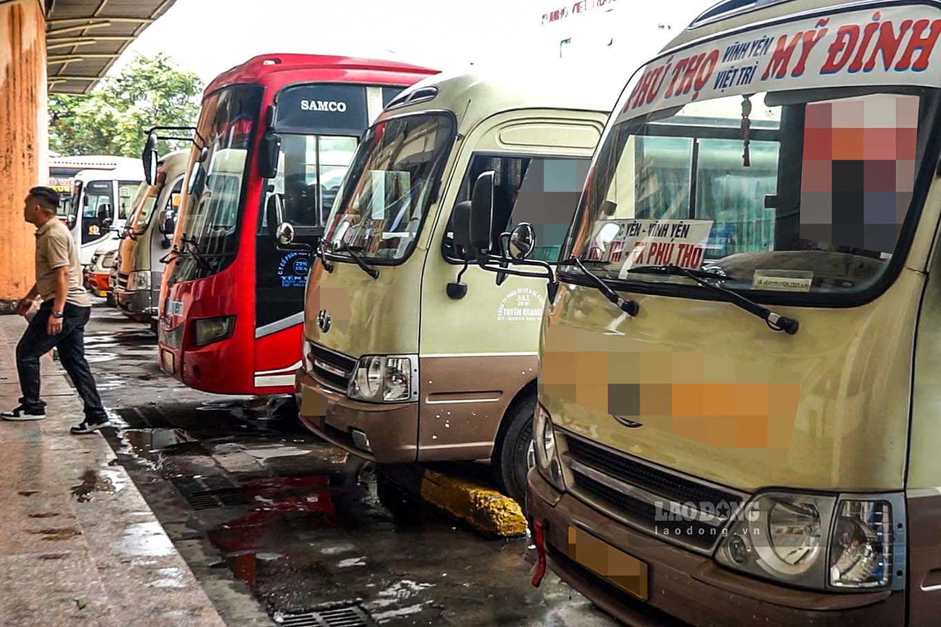 Bến xe Mỹ Đình. Ảnh: Hữu Vũ