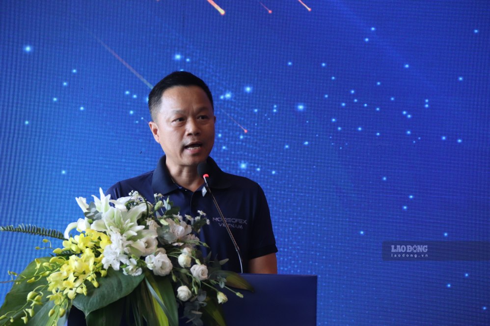 Ông Nguyễn Đức Quỳnh - Người sáng lập kiêm Chủ tịch HORECFEX Việt Nam. Ảnh: Nguyễn Linh