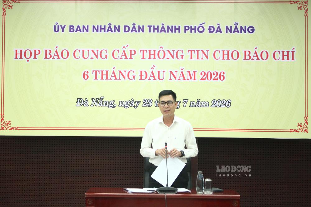 Họp báo cung cấp thông tin cho báo chí 6 tháng đầu năm 2026 diễn ra ngày 23.7. Ảnh: Thanh Huyền