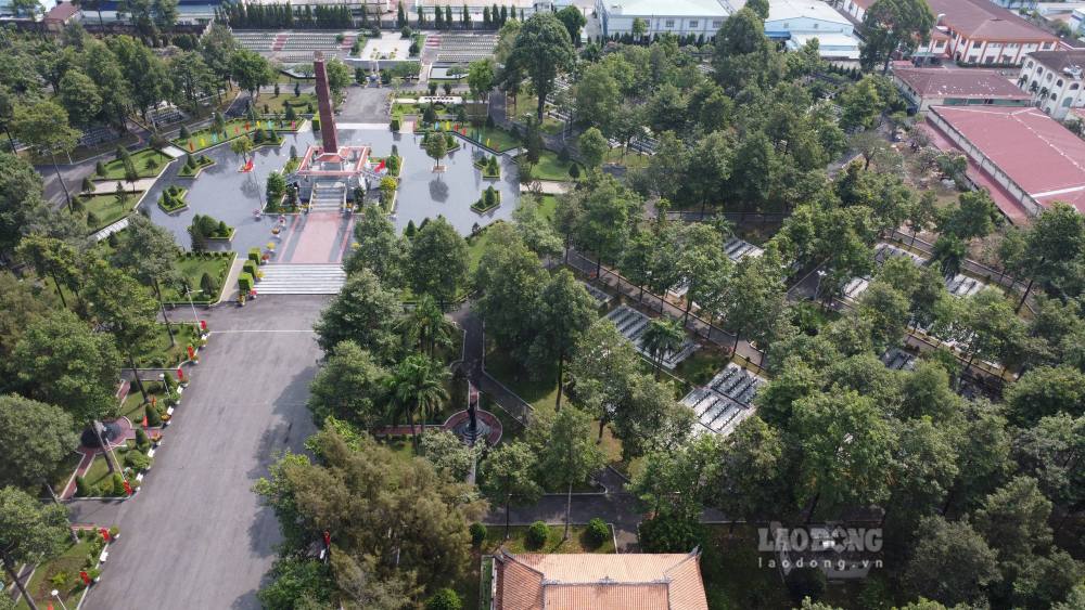 Task Force No. 9 of Steering Committee 515 of Ho Chi Minh City is taking samples, digitizing and handing over samples of remains of unidentified martyrs at the former Binh Duong Provincial Martyrs' Cemetery. Photo: Dinh Trong