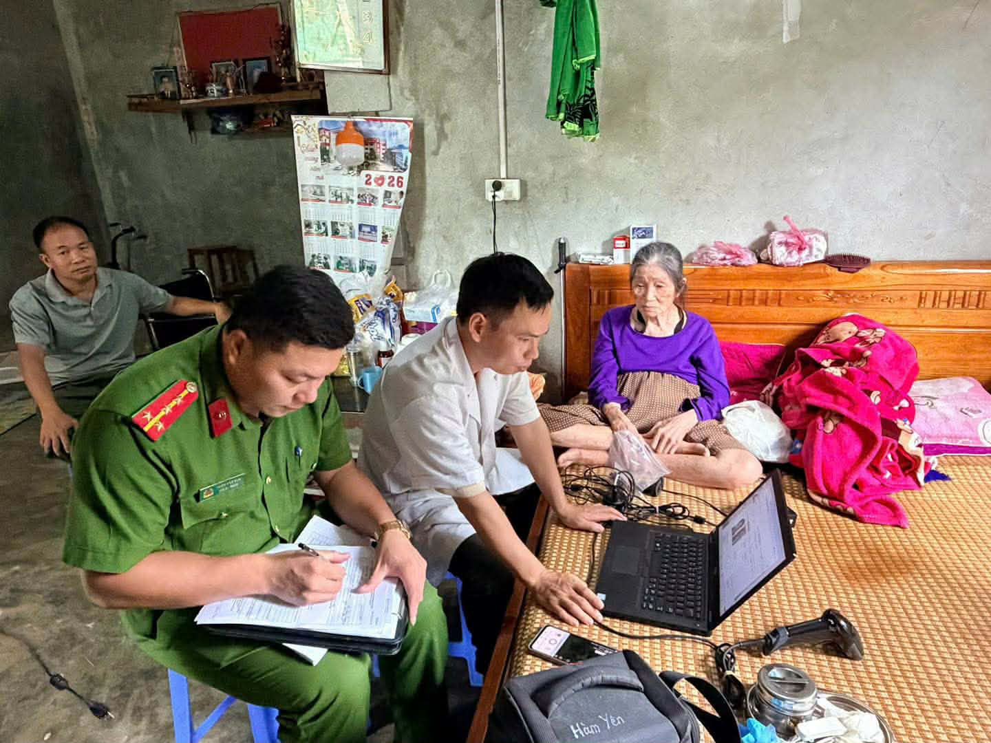 After 2 days of peak deployment, the sample collection progress reached 58% of the plan. Photo: Tuyen Quang Police