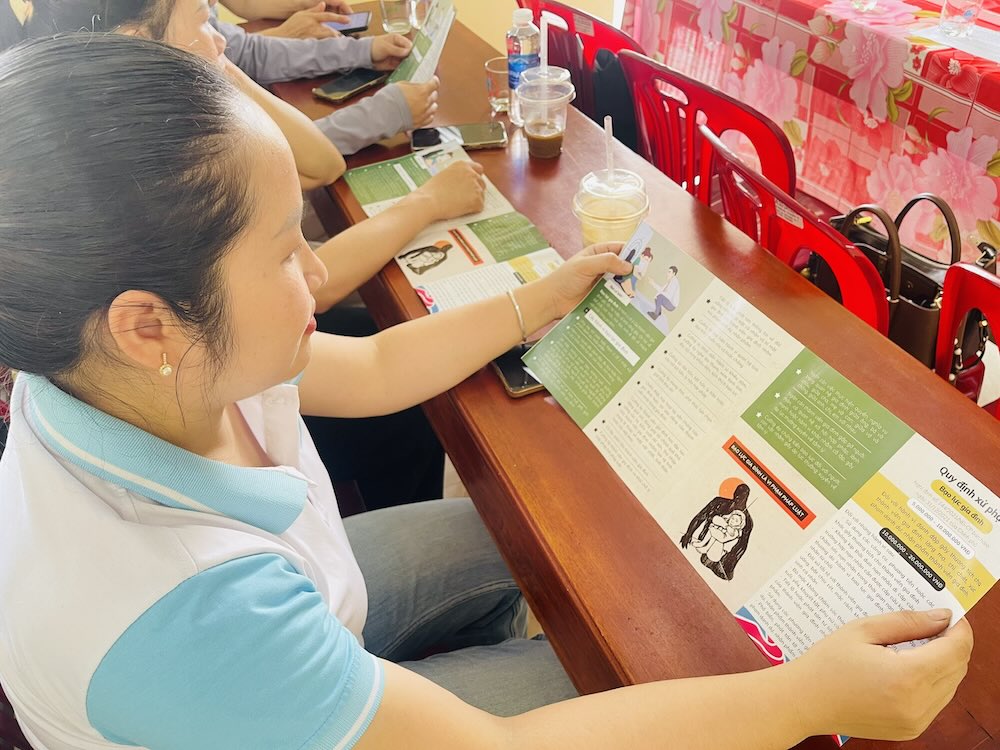 Quang Tri Provincial Women's Union organizes communication to thousands of female union members and people about gender equality. Photo: Quang Tri Provincial Women's Union