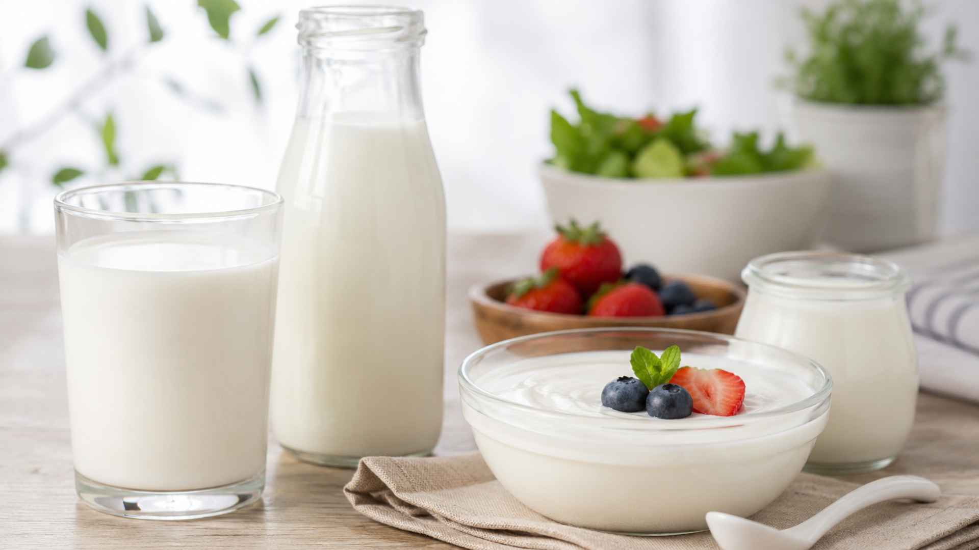Điều tạo nên khác biệt giữa sữa và sữa chua với người tiểu đường không nằm ở quá trình lên men. (Ảnh có sự hỗ trợ của AI)