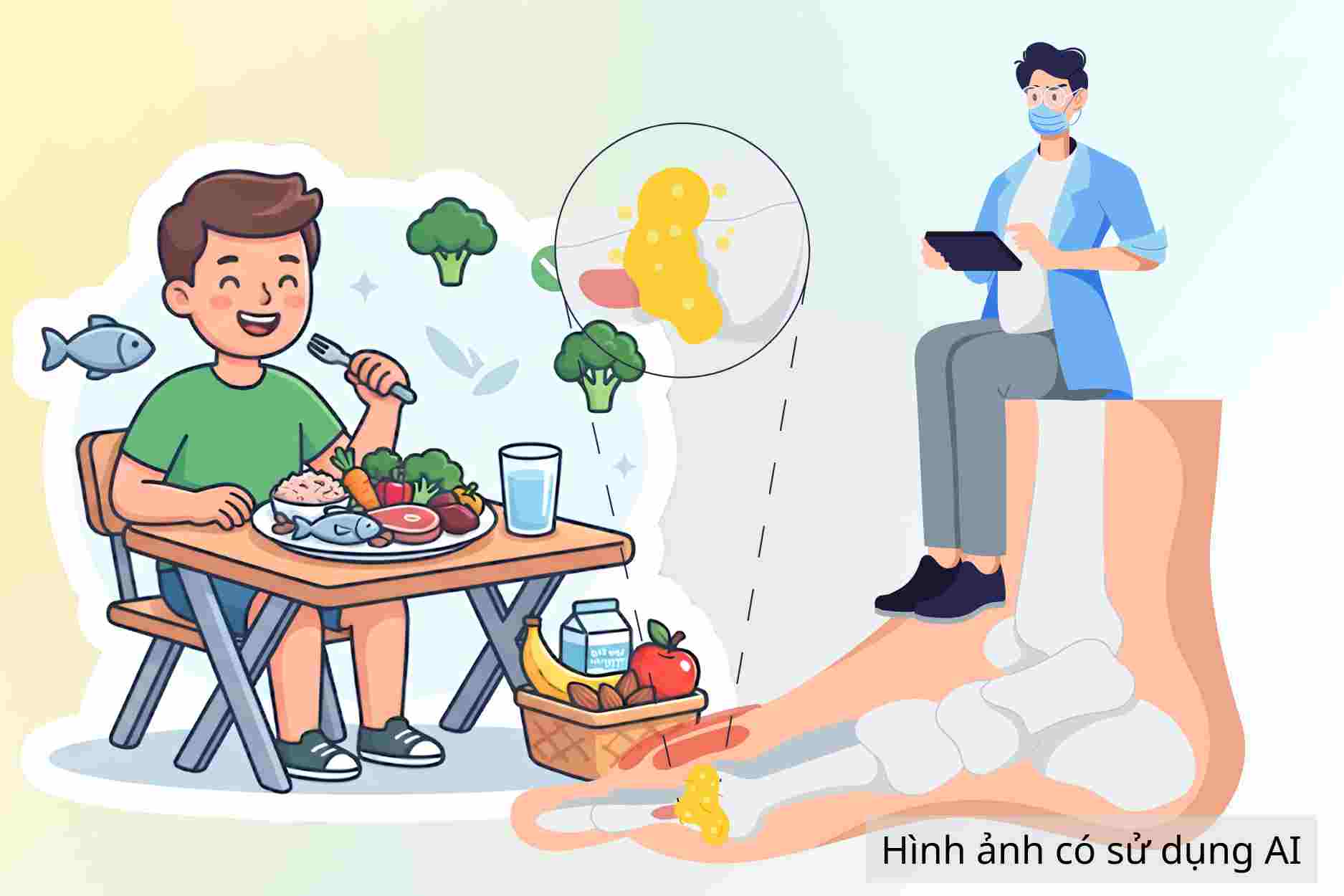 How to control uric acid to help prevent gout complications
