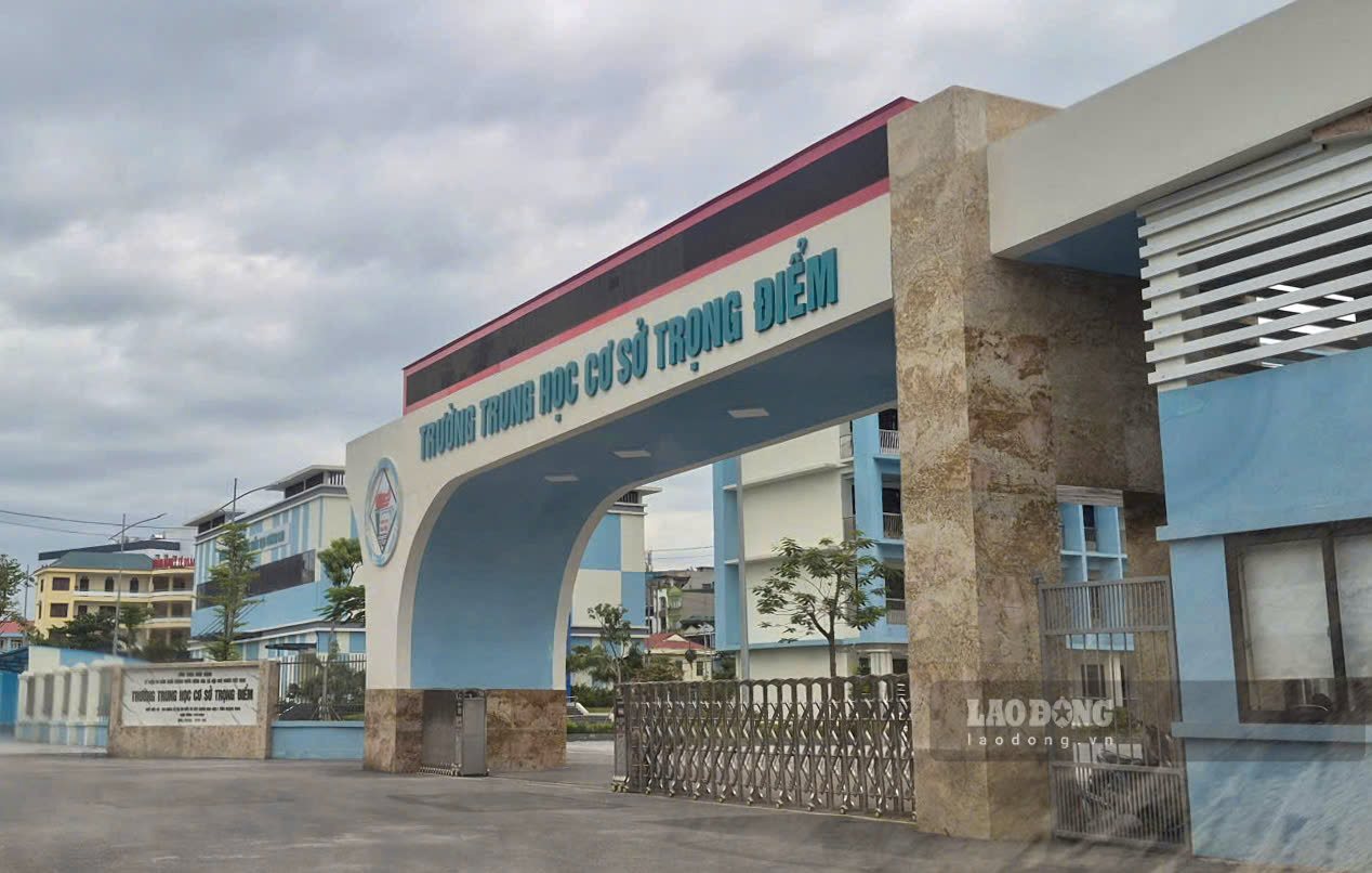 Trong Diem Secondary School, Ha Long ward, Quang Ninh province. Photo: Nguyen Hung