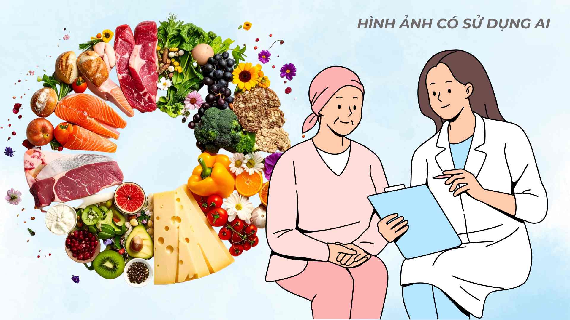 Dietary principles for cancer patients to maintain treatment strength and avoid exhaustion.