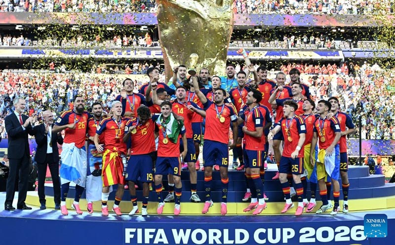 The most successful Spanish national team in the world in more than 2 decades of the 21st century. Photo: Xinhua