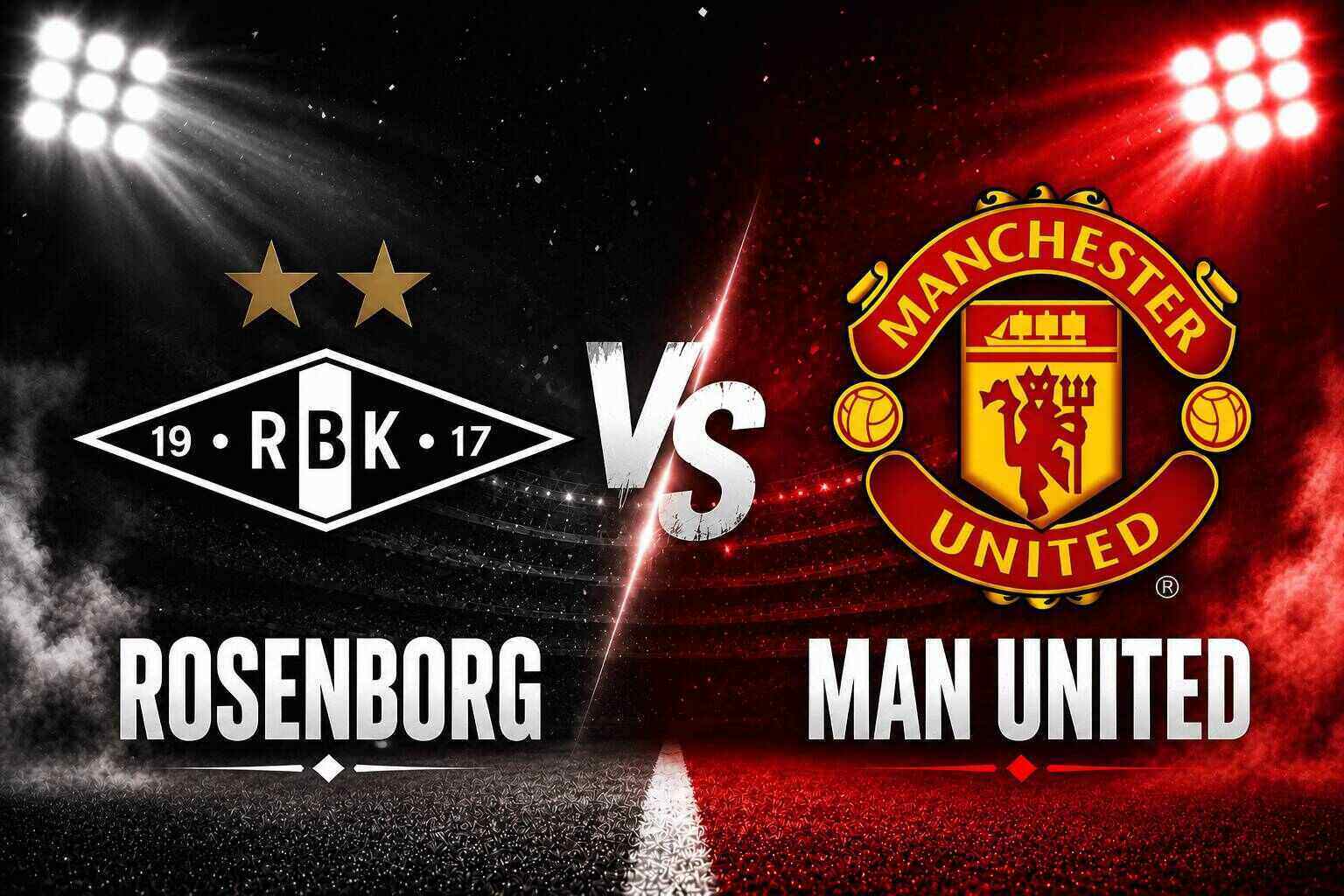 Football prediction Rosenborg vs Man United. Graphics: Van An
