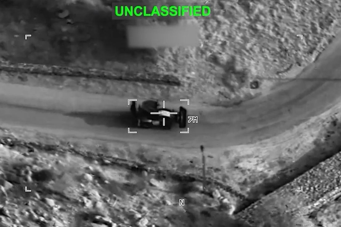 US attacks Iranian military target on July 22. Photo: US Central Command (CENTCOM)