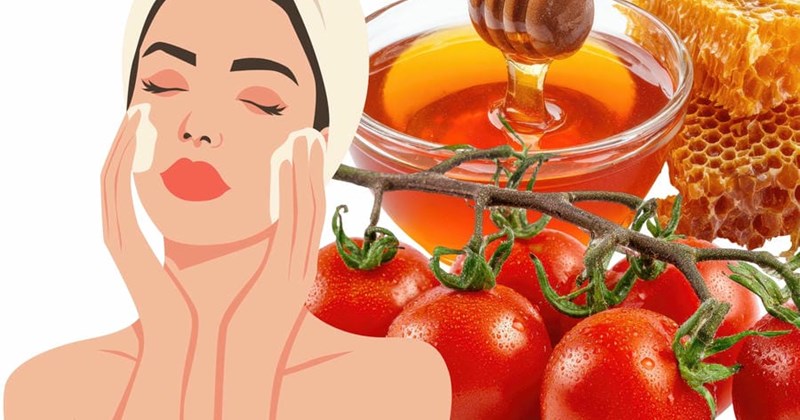 Dưỡng da với mặt nạ cà chua bi kết hợp mật ong