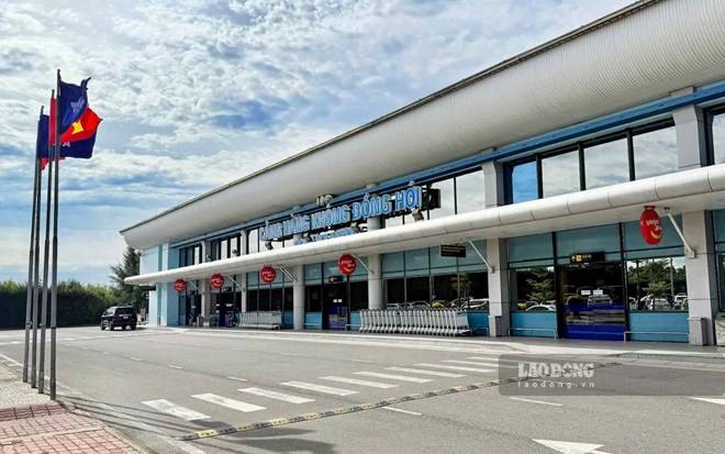 Dong Hoi Airport, where the Dong Hoi - Cam Ranh route operates from August 16, 2026, contributes to connecting the Khanh Hoa Culture and Tourism Day in Quang Tri. Photo: Cong Sang