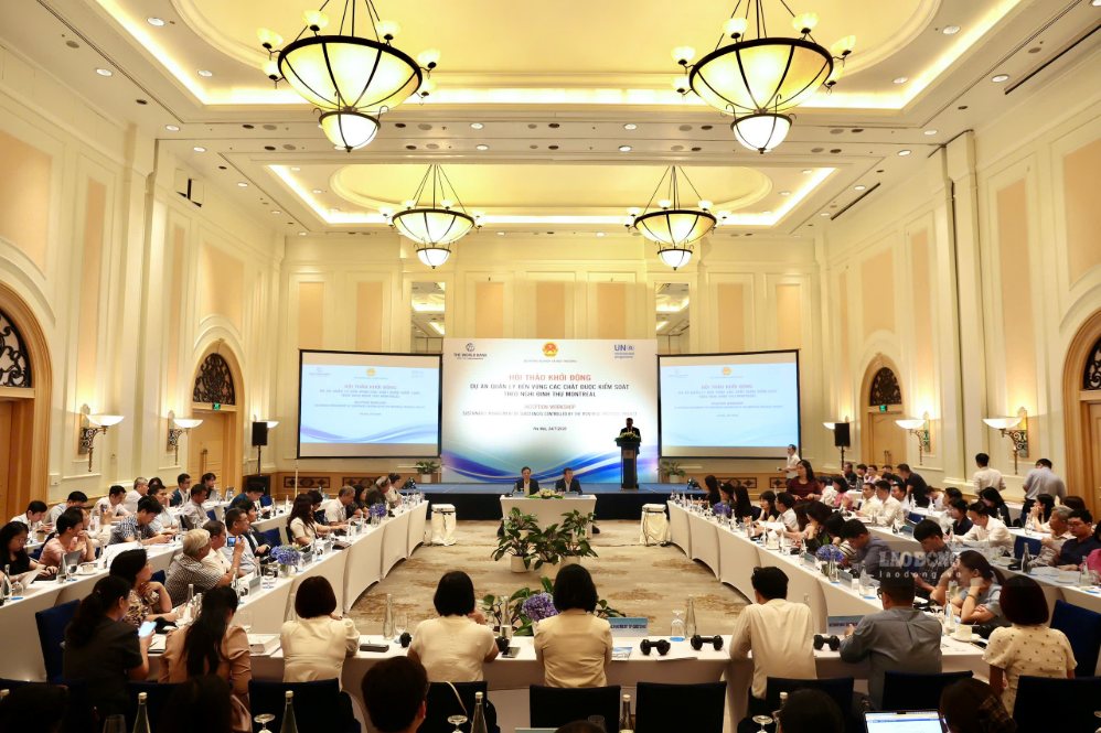 Overview of the Workshop to launch the Project "Sustainable Management of Controlled Substances under the Montreal Protocol". Photo: Viet Anh