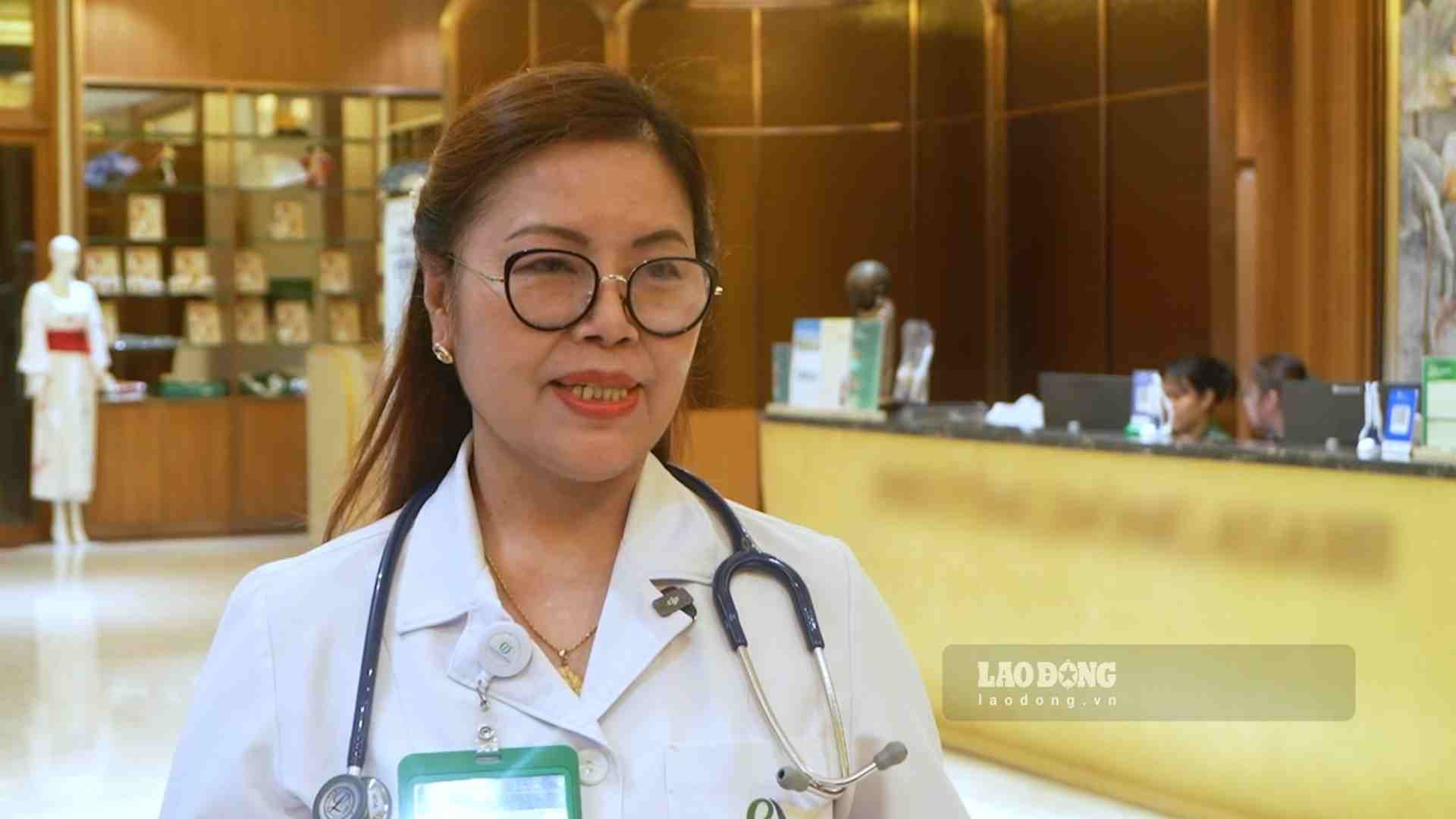ThS.BS Lê Thị Hằng Nga (Khoa Khám bệnh - Bệnh viện Đa khoa Phương Đông). Ảnh: Huyền Trang
