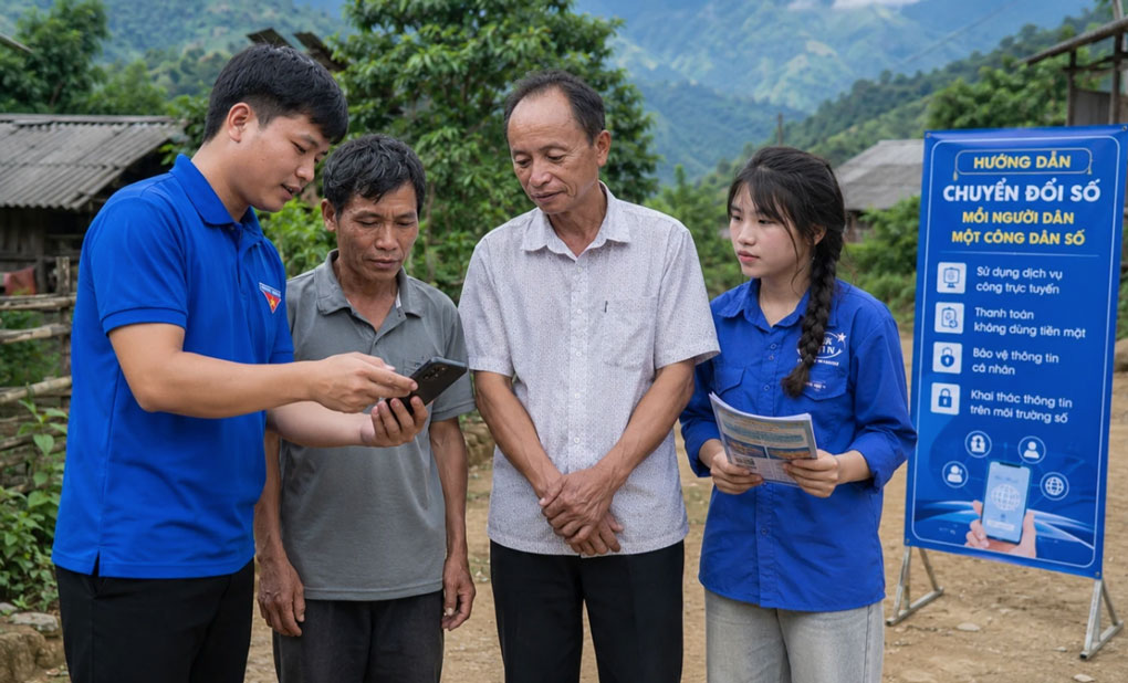 Lao Cai builds a centralized data warehouse, promoting digital government. Photo: Lao Cai e-Portal