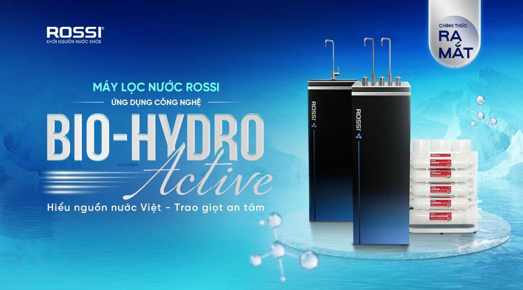 Tan A Dai Thanh Group launches three new generation ROSSI water purifiers RA-X96D, RA-75D and RS-25U. Photo: Tan A Dai Thanh