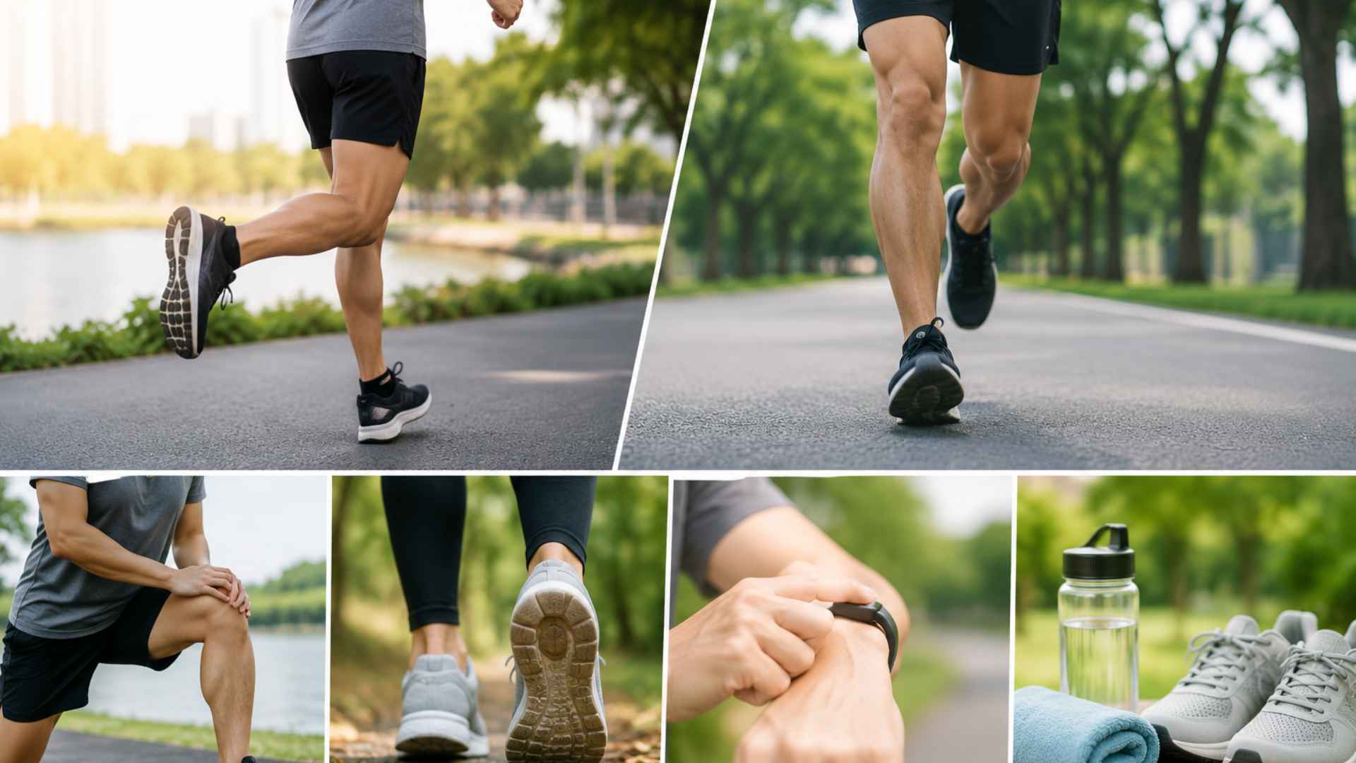 Khởi động kỹ và duy trì cường độ phù hợp giúp chạy bộ an toàn, hiệu quả. (Ảnh có sự hỗ trợ của AI)