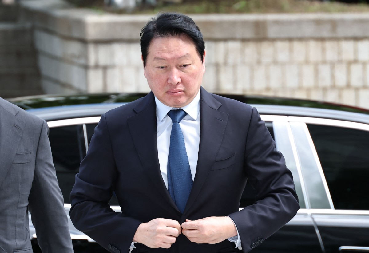 Korean memory chip tycoon Chey Tae-won. Photo: AFP