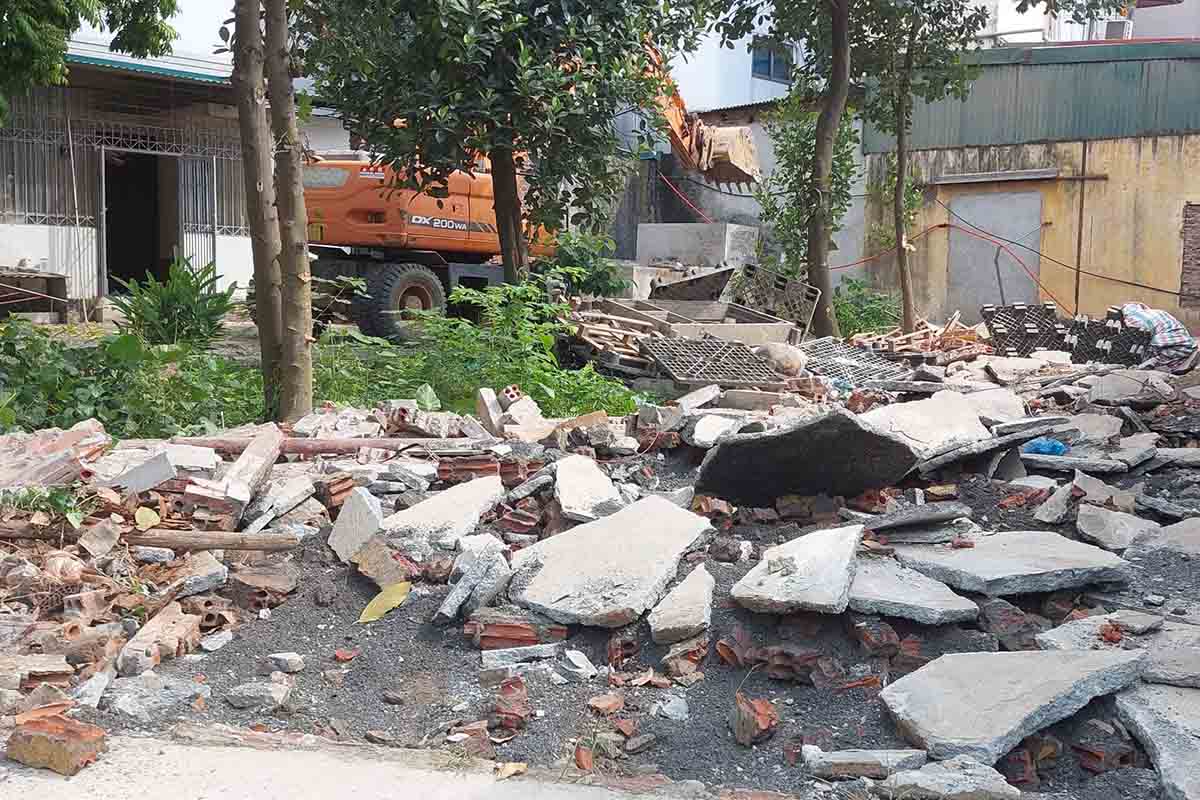 Hộ gia đình ông V.V.C lấn chiếm 989m2 đất công do UBND xã Phú Nghĩa quản lý. Ảnh: Trang thông tin điện tử xã Phú Nghĩa