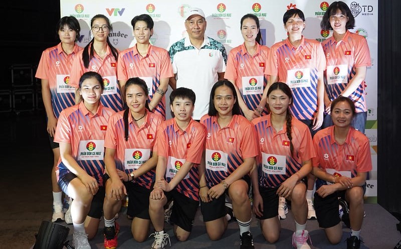 L'équipe nationale féminine de volley-ball du Vietnam sera bientôt présente pour s'entraîner à Đông Anh (Hanoï). Photo: VFV