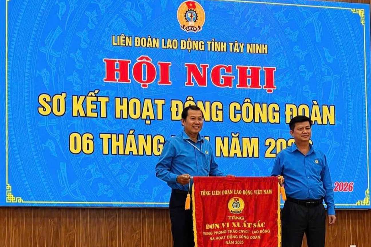 Preliminary review of Trade Union activities in the first 6 months of 2026 in Tay Ninh. Photo: Tay Ninh Provincial Labor Federation