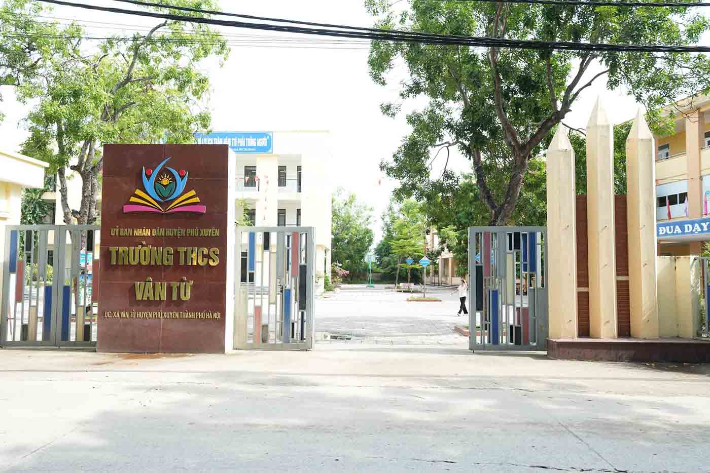 Van Tu Secondary School (Chuyen My commune, Hanoi), July 23. Photo: Song Huu